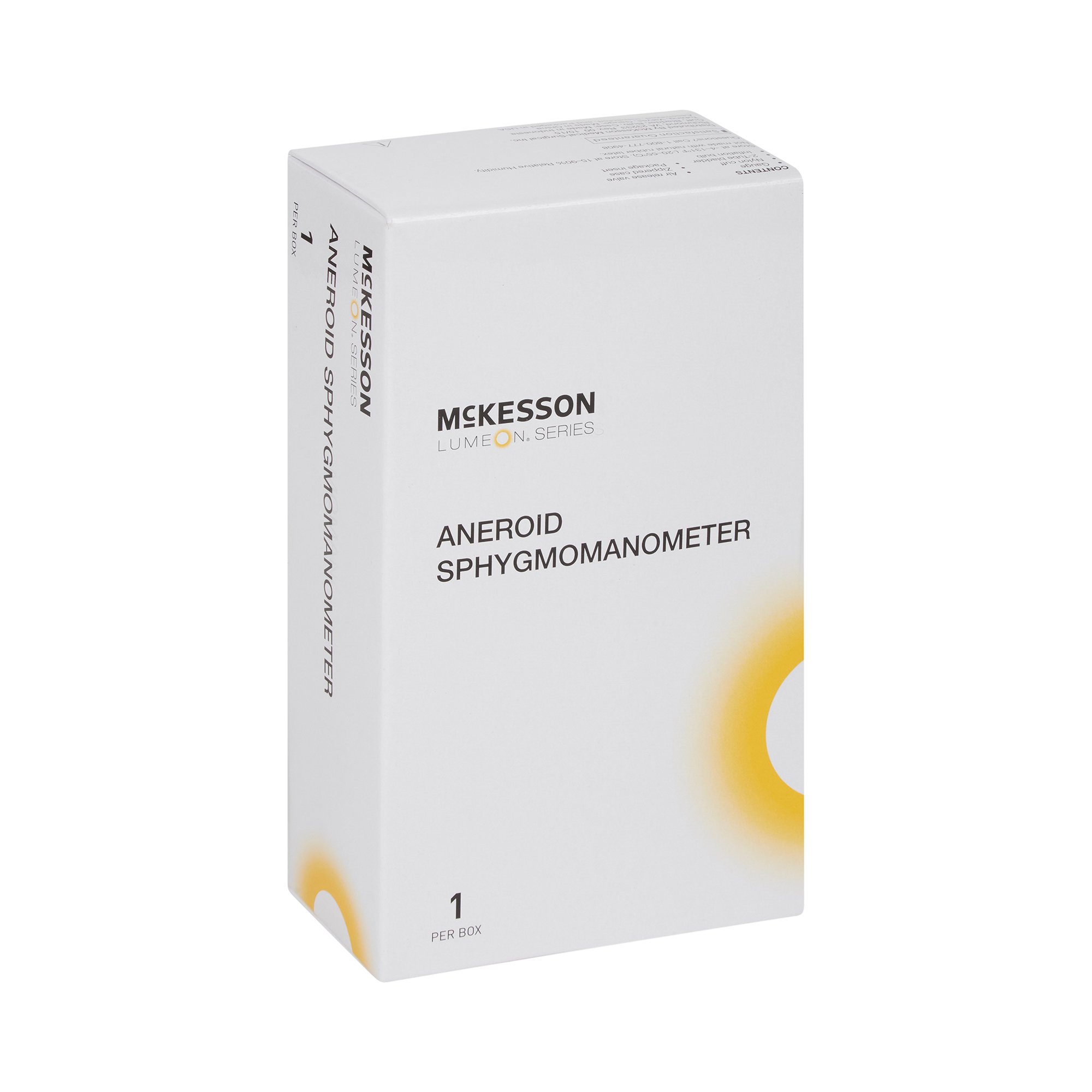 McKesson Brand 720-12XORMM - McKesson Deluxe Aneroid Sphygmomanometer, Dual-Tube, Pocket Size, Large Cuff - 1/Each, 20/Case