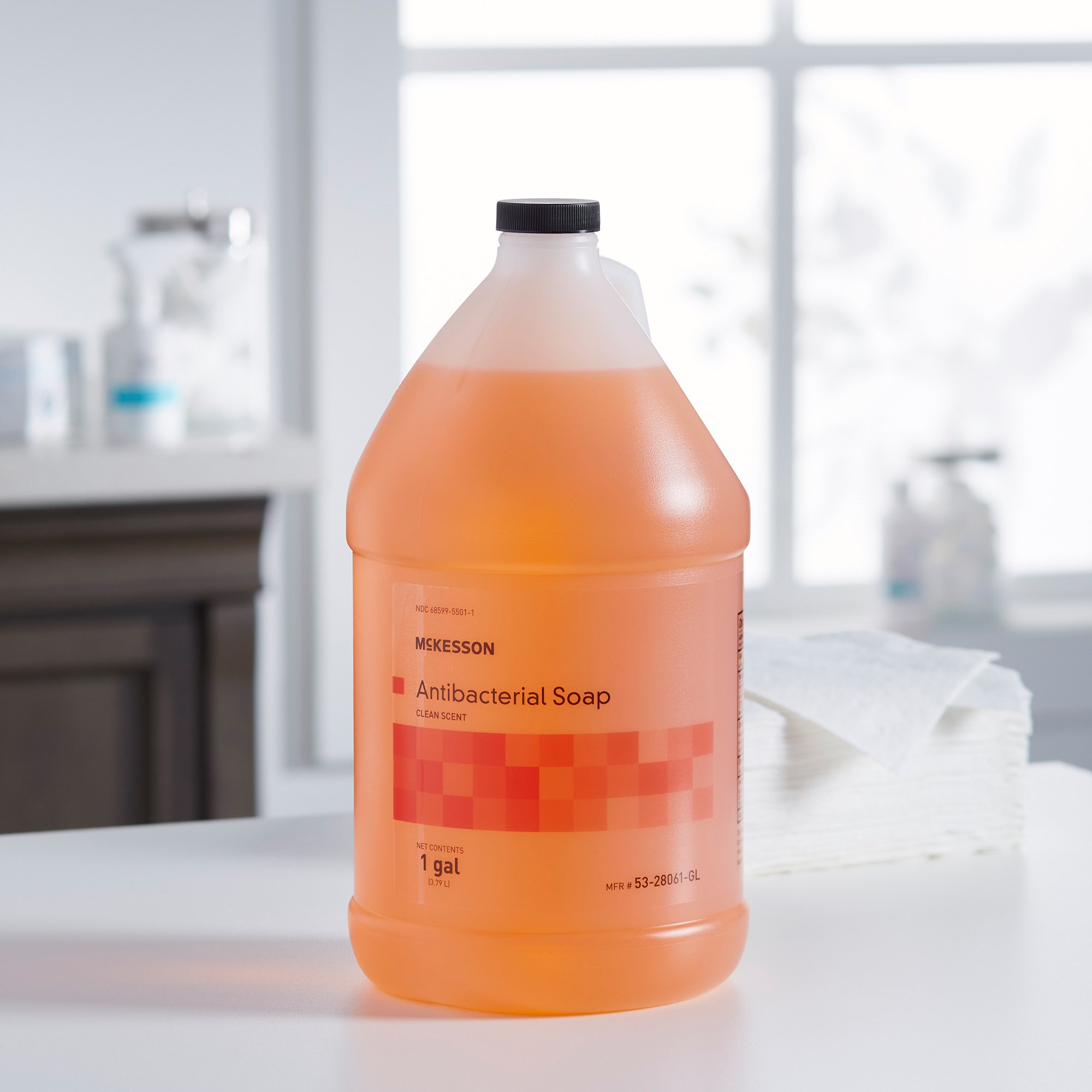 McKesson Brand 53-28061-GL - McKesson Clean Scent Antibacterial Soap, 1 gal. Jug - 1/Each, 4/Case