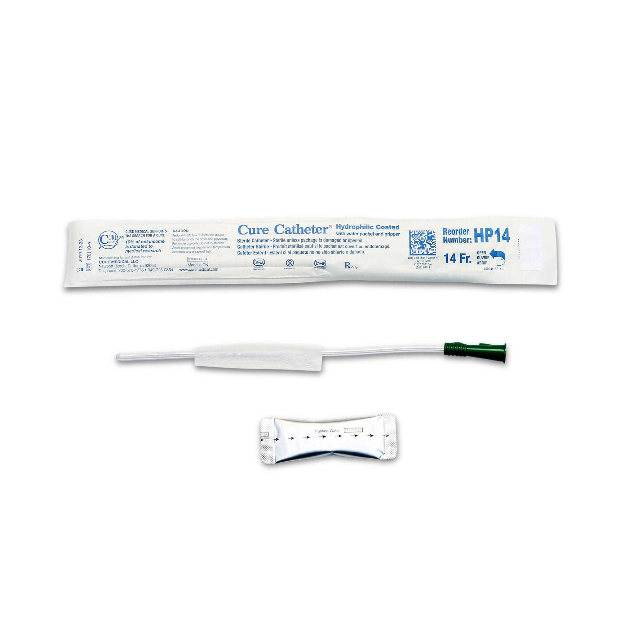 ConvaTec - HP14 Cure Catheter™ Urethral Catheter