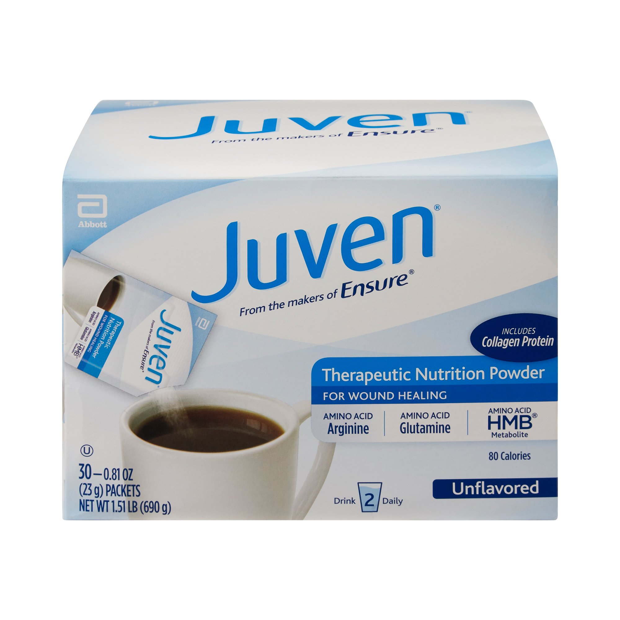 Abbott Nutrition 66686 - Juven® Arginine/Glutamine Therapeutic Nutrition Powder - 1/Pack, 30/Box, 180/Case