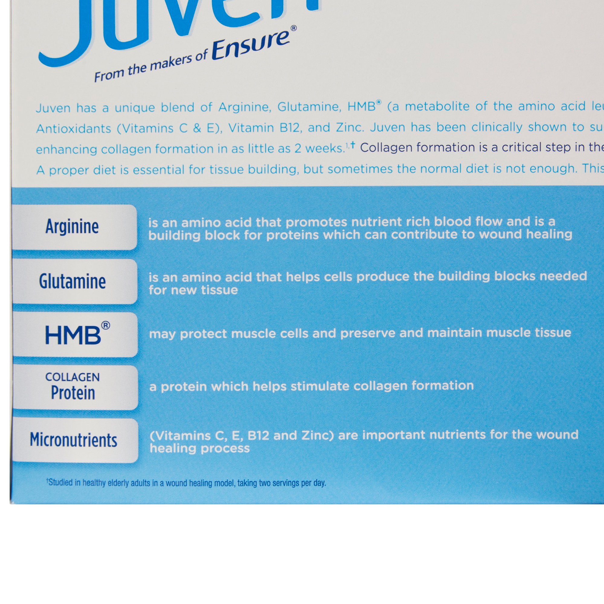 Abbott Nutrition 66695 - Juven® Arginine/Glutamine Therapeutic Nutrition Powder - 1/Pack, 30/Case