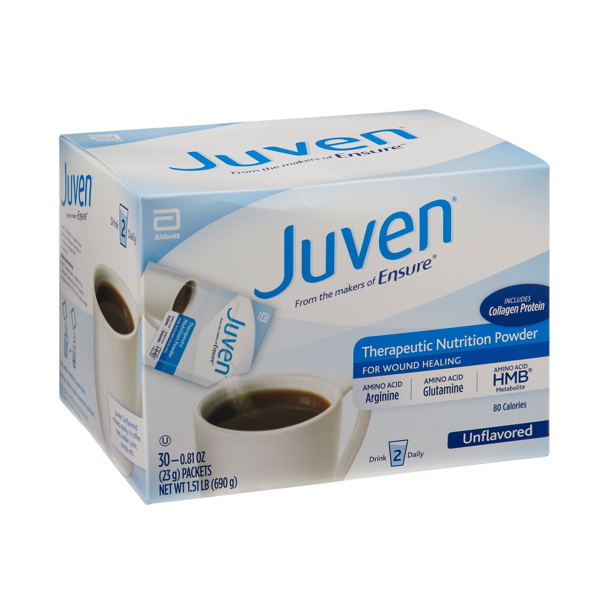 Abbott Nutrition 66695 - Juven® Arginine/Glutamine Therapeutic Nutrition Powder - 1/Pack, 30/Case
