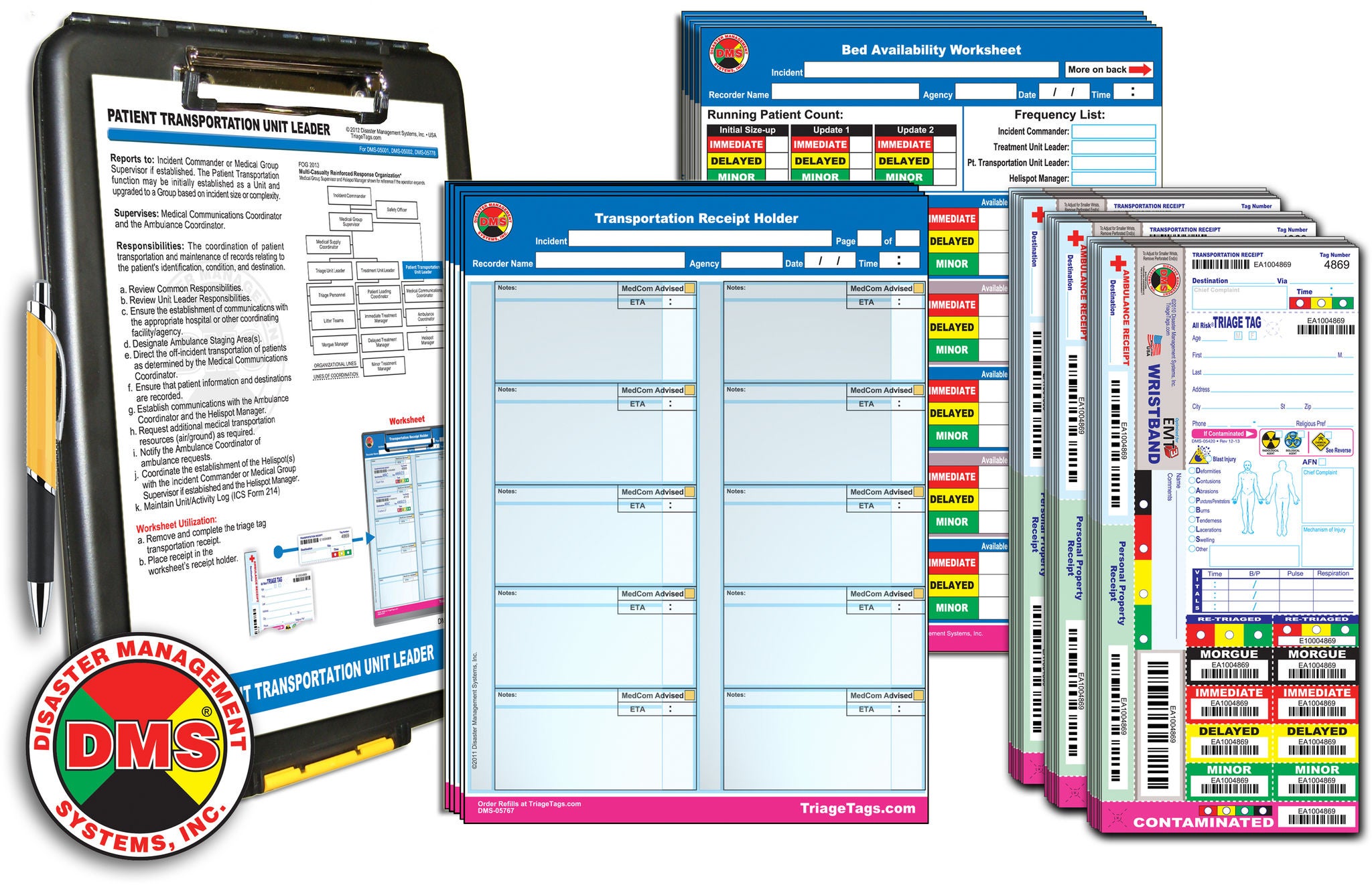Disaster Management Systems - DMS-05810 Small MCI Kit EMT3® Quick Kit