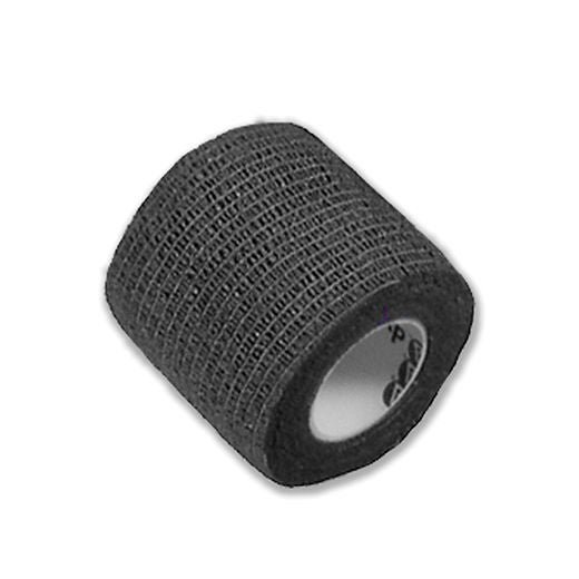Dynarex - 3212 Cohesive Bandage Sensi-Wrap 2 Inch X 5 Yard Self-adherent Closure Black NonSterile Standard Compression