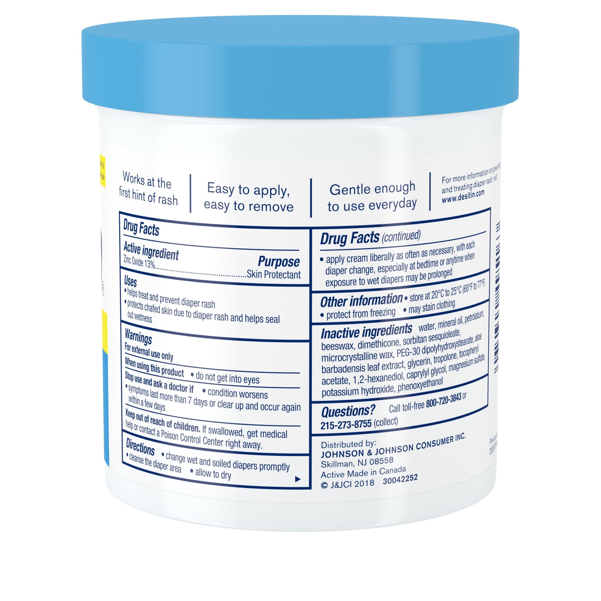 Kenvue Brands LLC - 514951600 Desitin® Rapid Relief Scented Diaper Rash Treatment Cream