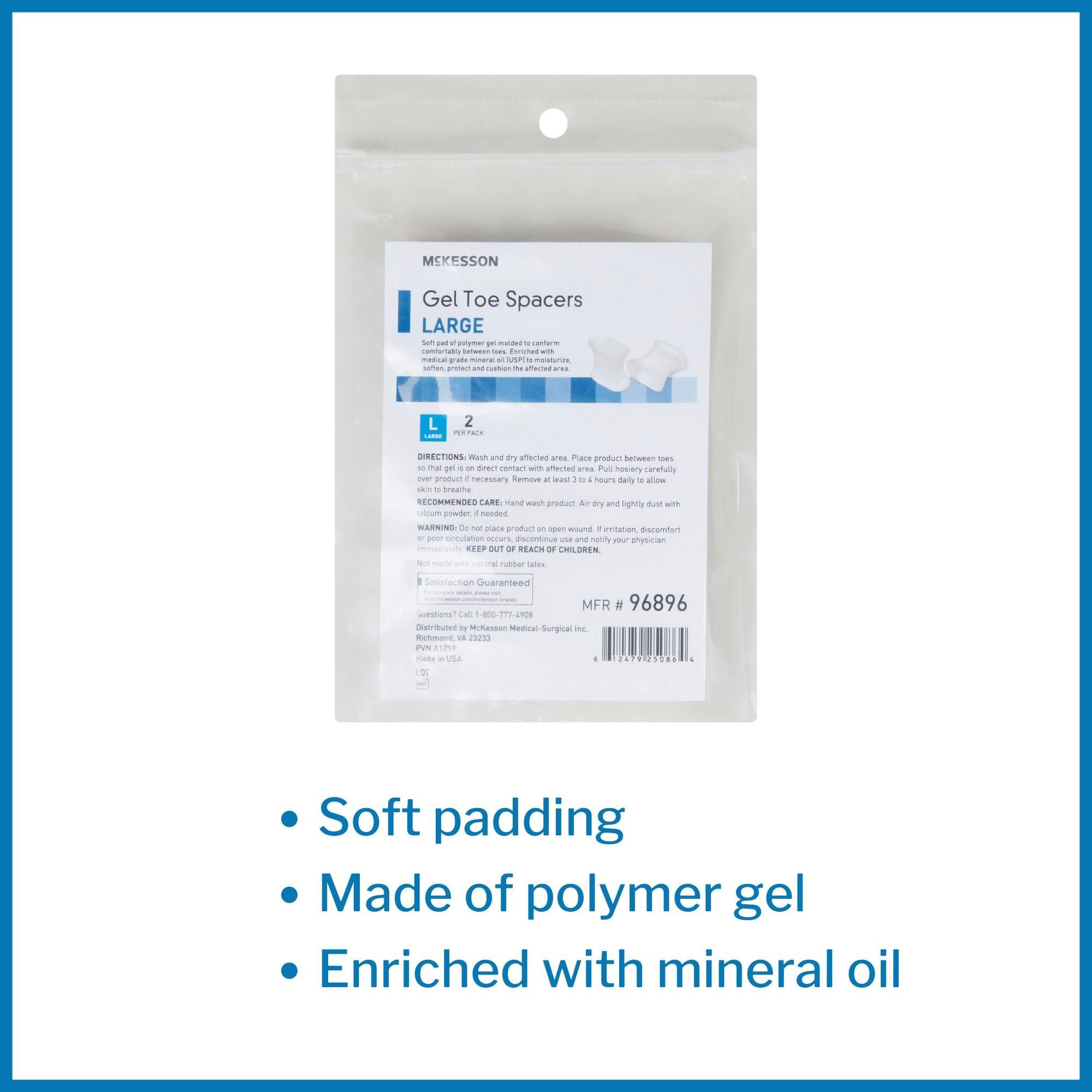 McKesson Brand - 96896 McKesson Gel Toe Spacers