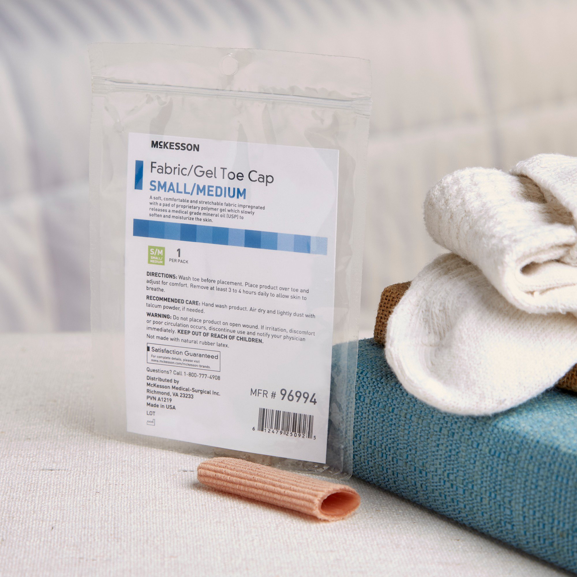 McKesson Brand 96994 - McKesson Toe Cap, Small / Medium - 1/Each
