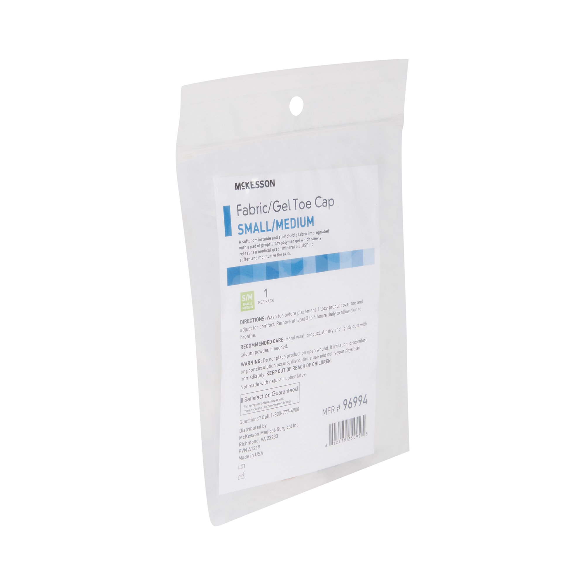 McKesson Brand 96994 - McKesson Toe Cap, Small / Medium - 1/Each