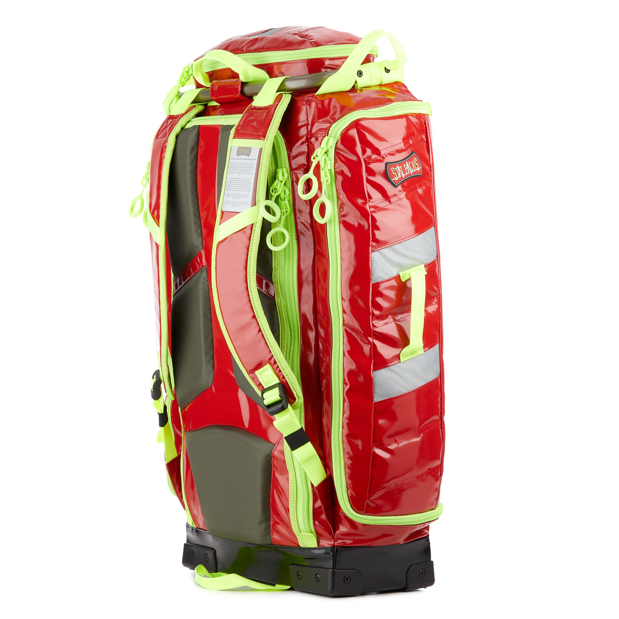 StatPacks Inc - G35000RE EMS Backpack G3 Responder Red Urethane-Coated Tarpaulin 28-1/2 X 17 X 7 Inch