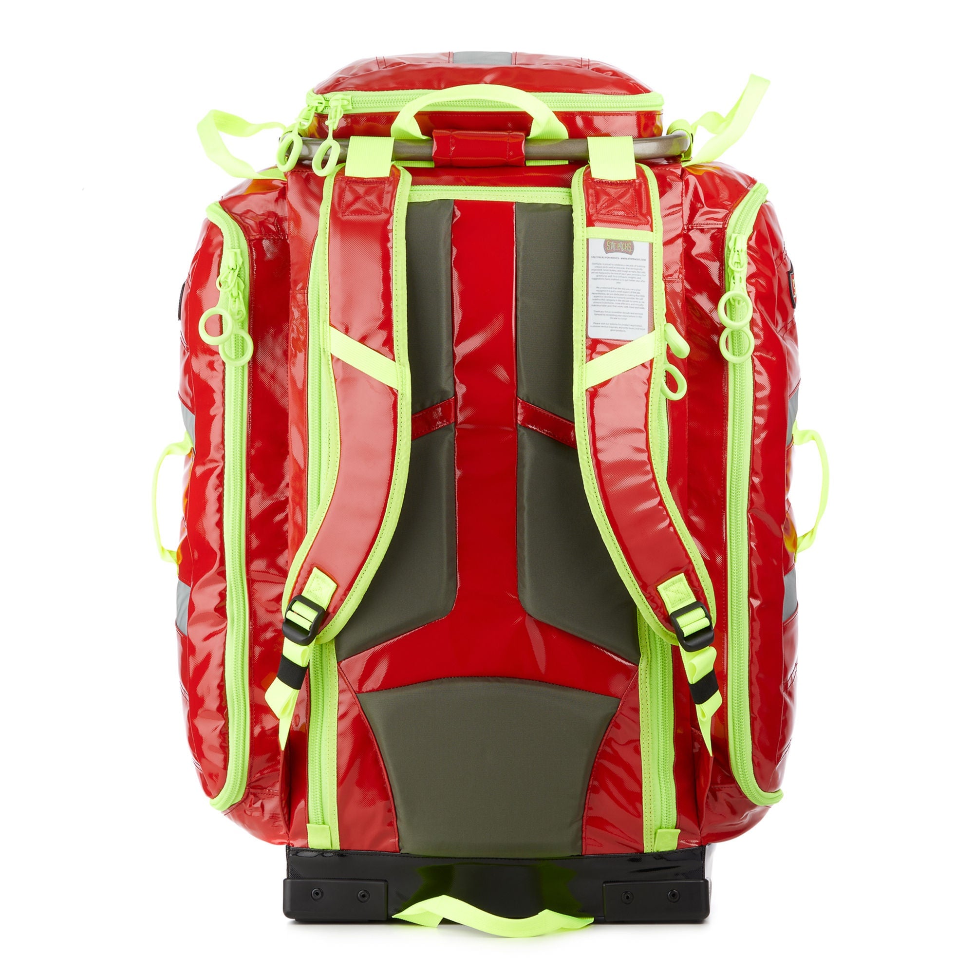 StatPacks Inc - G35000RE EMS Backpack G3 Responder Red Urethane-Coated Tarpaulin 28-1/2 X 17 X 7 Inch