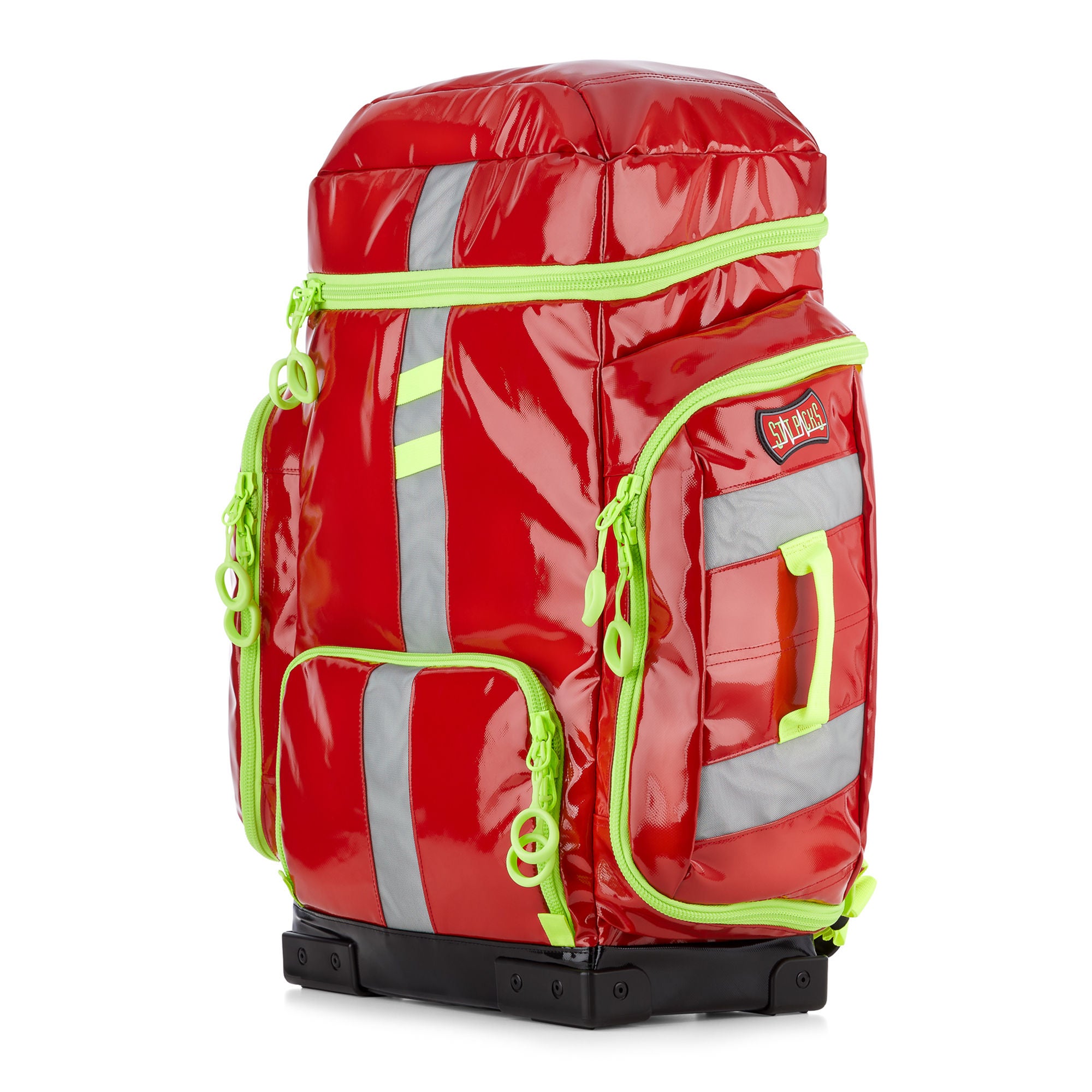 StatPacks Inc - G35001RE EMS Backpack G3 Clinician Red Urethane-Coated Tarpaulin 7 X 17 X 20 Inch