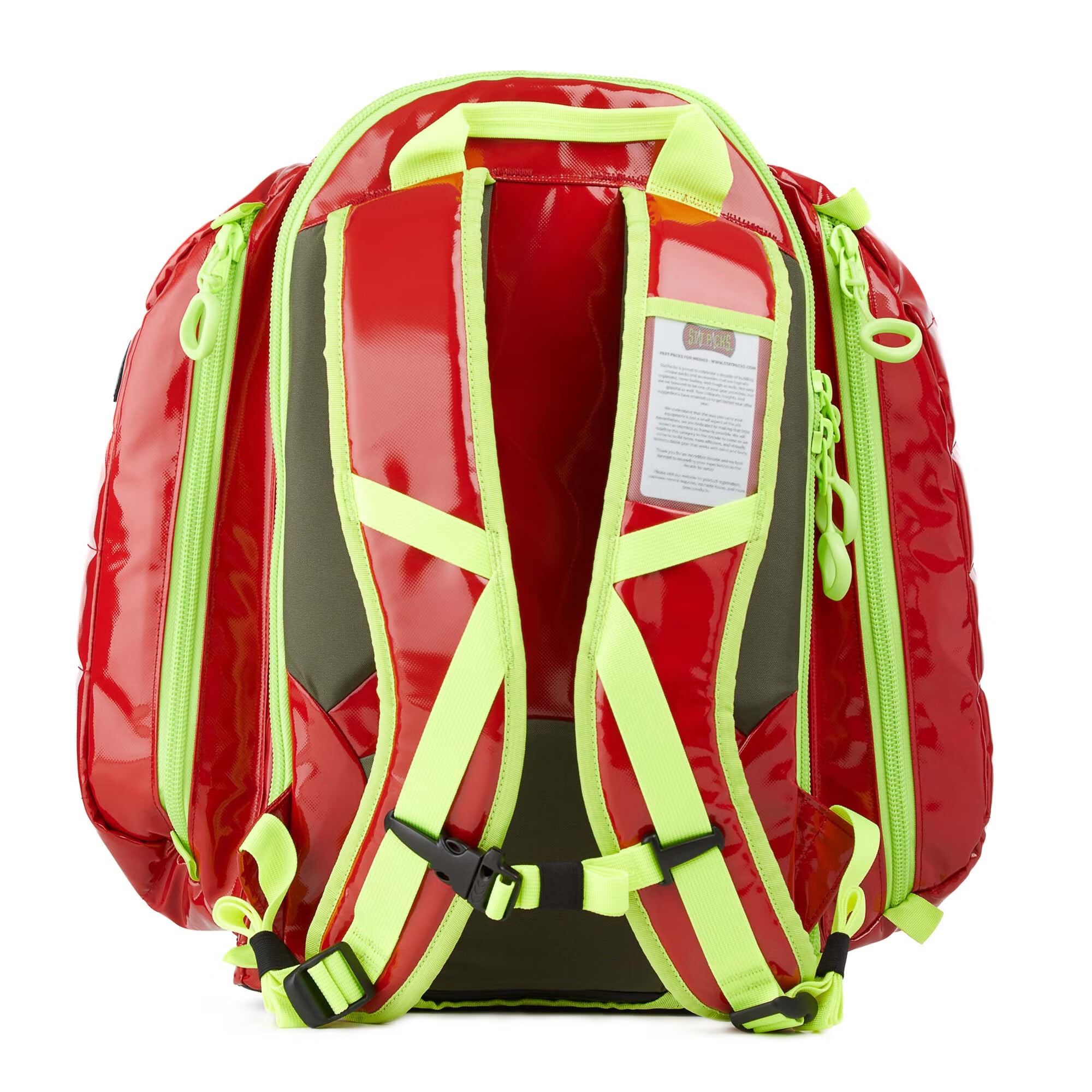 StatPacks Inc - G35007RE AED Backpack G3 QuickLook Red Tarpaulin 18 X 14 X 7-1/2 Inch