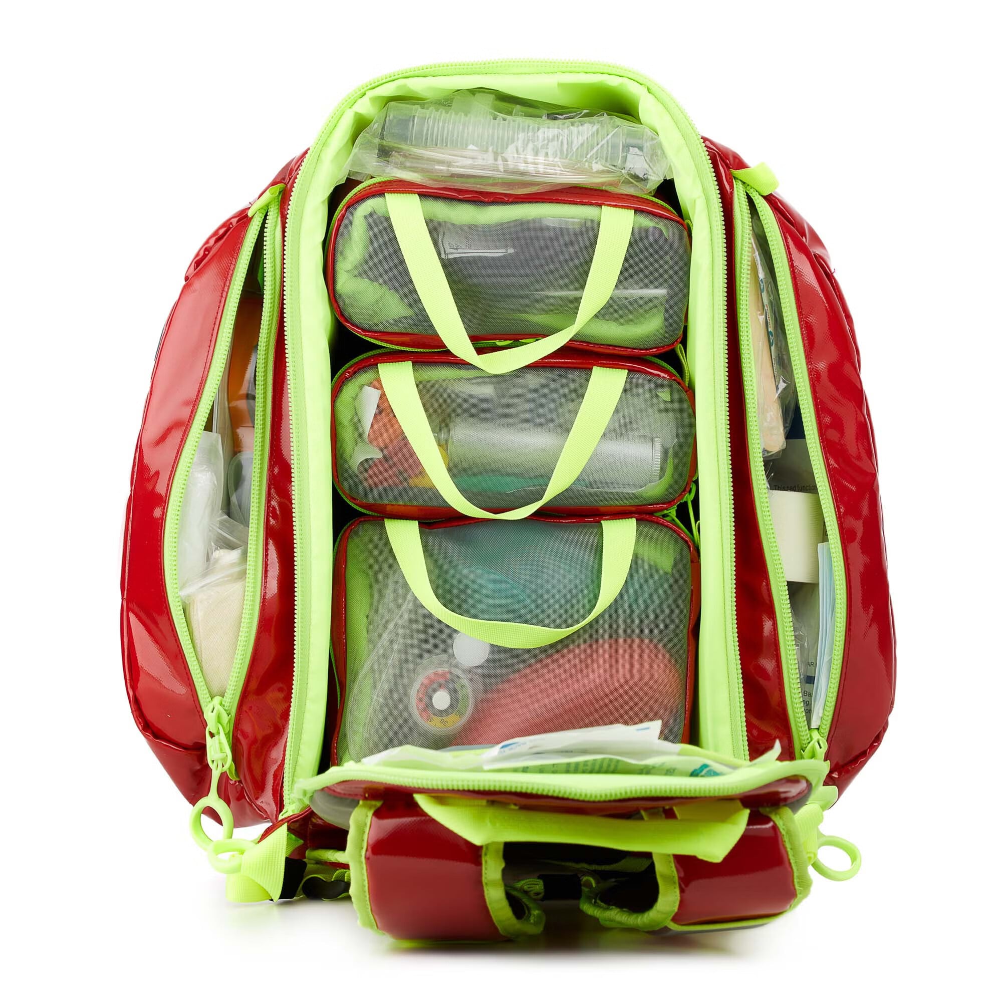 StatPacks Inc - G35007RE AED Backpack G3 QuickLook Red Tarpaulin 18 X 14 X 7-1/2 Inch