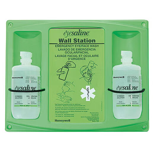West Chester Protective Gear - 32-000465-0000 Eyewash Station Eyesaline® Double Wall Mount 16 oz.