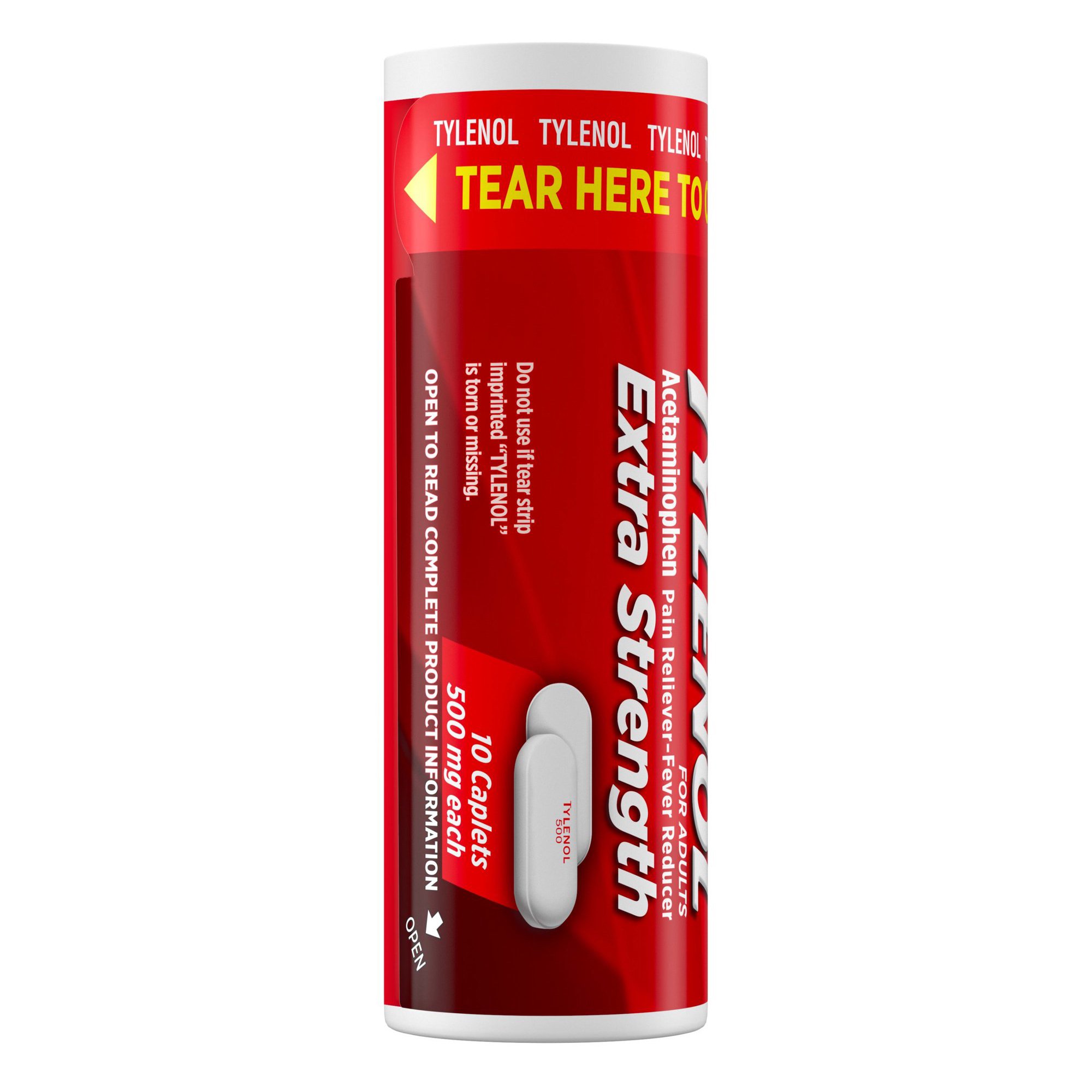 Kenvue Brands LLC 304490400 - Tylenol® Extra Strength Acetaminophen Pain Relief - 144/Case