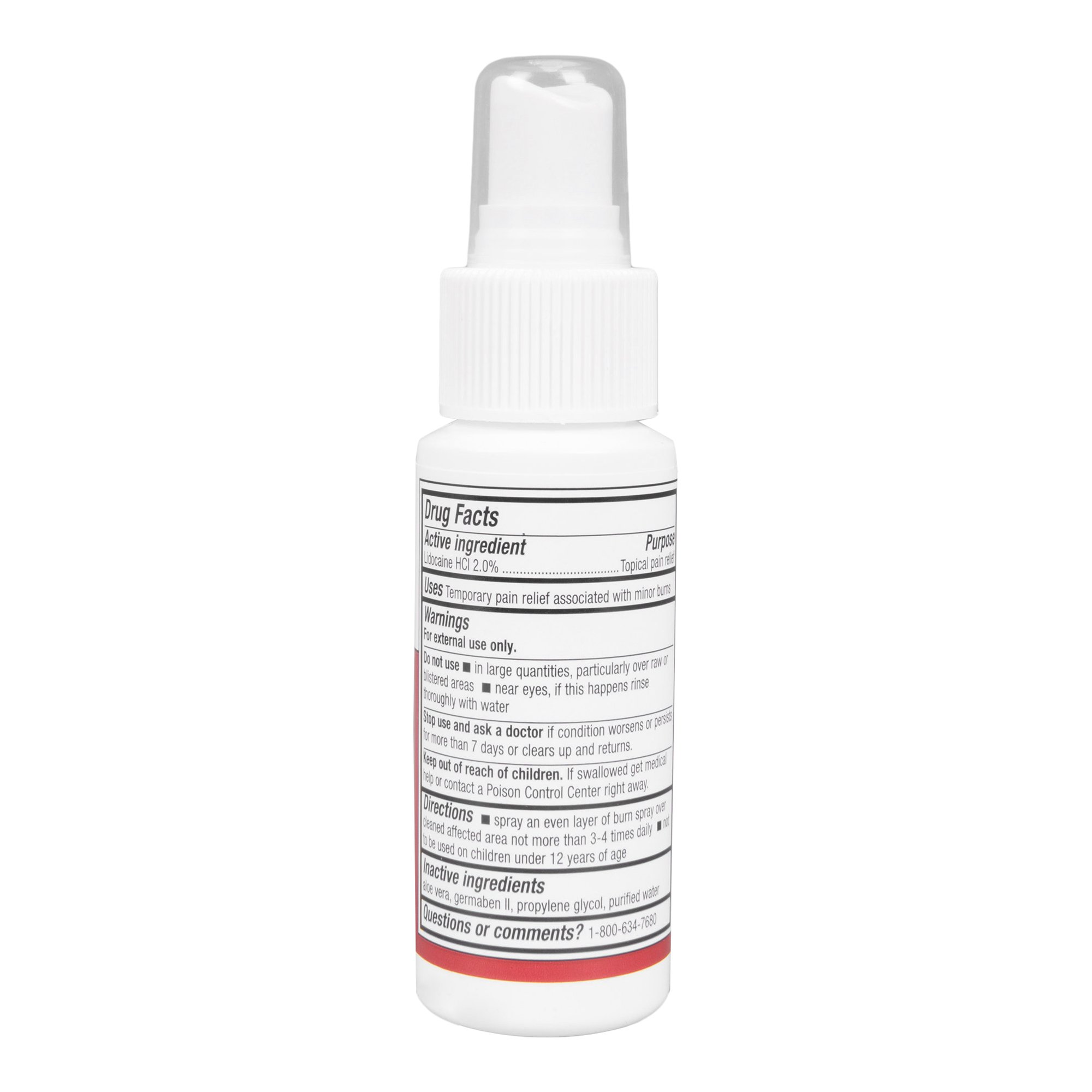 Medique Products 22502 - Medi-First® Lidocaine Burn Relief, 2-ounce spray bottle - 1/Each
