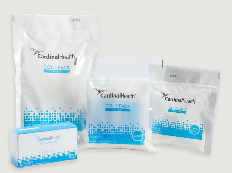 Cardinal - 11440-012B Instant Cold Pack Cardinal Health™ Non-Sweat General Purpose Large 6 X 9 Inch Plastic / Ammonium Nitrate / Water Disposable