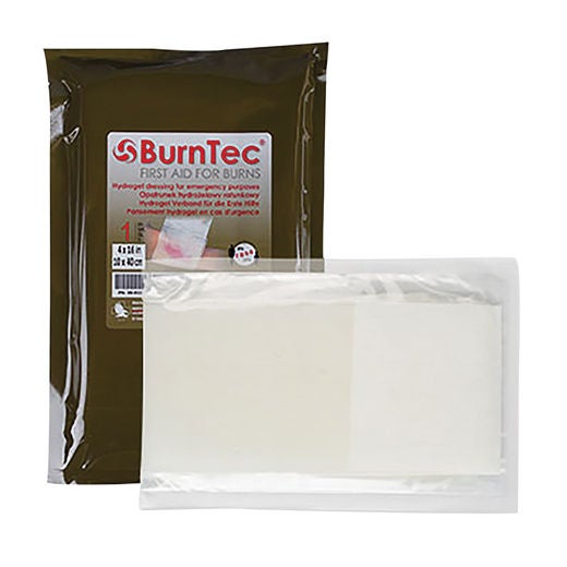 North American Rescue - 30-0111 Hydrogel Burn Dressing BurnTec® Sheet 4 X 16 Inch Sterile