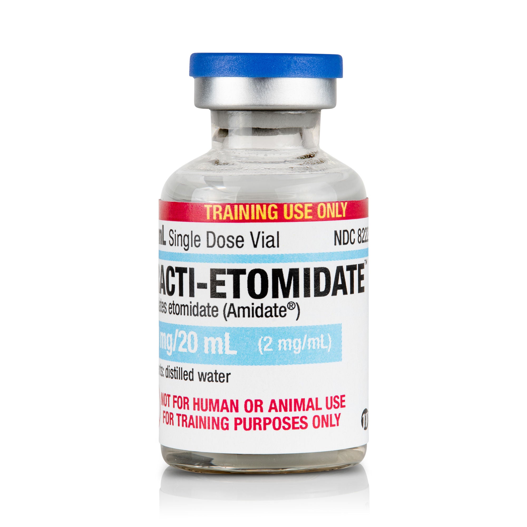 Wallcur - 434AM Clinical Training Medication Practi-Etomidate™ Liquid Vial 20 mL