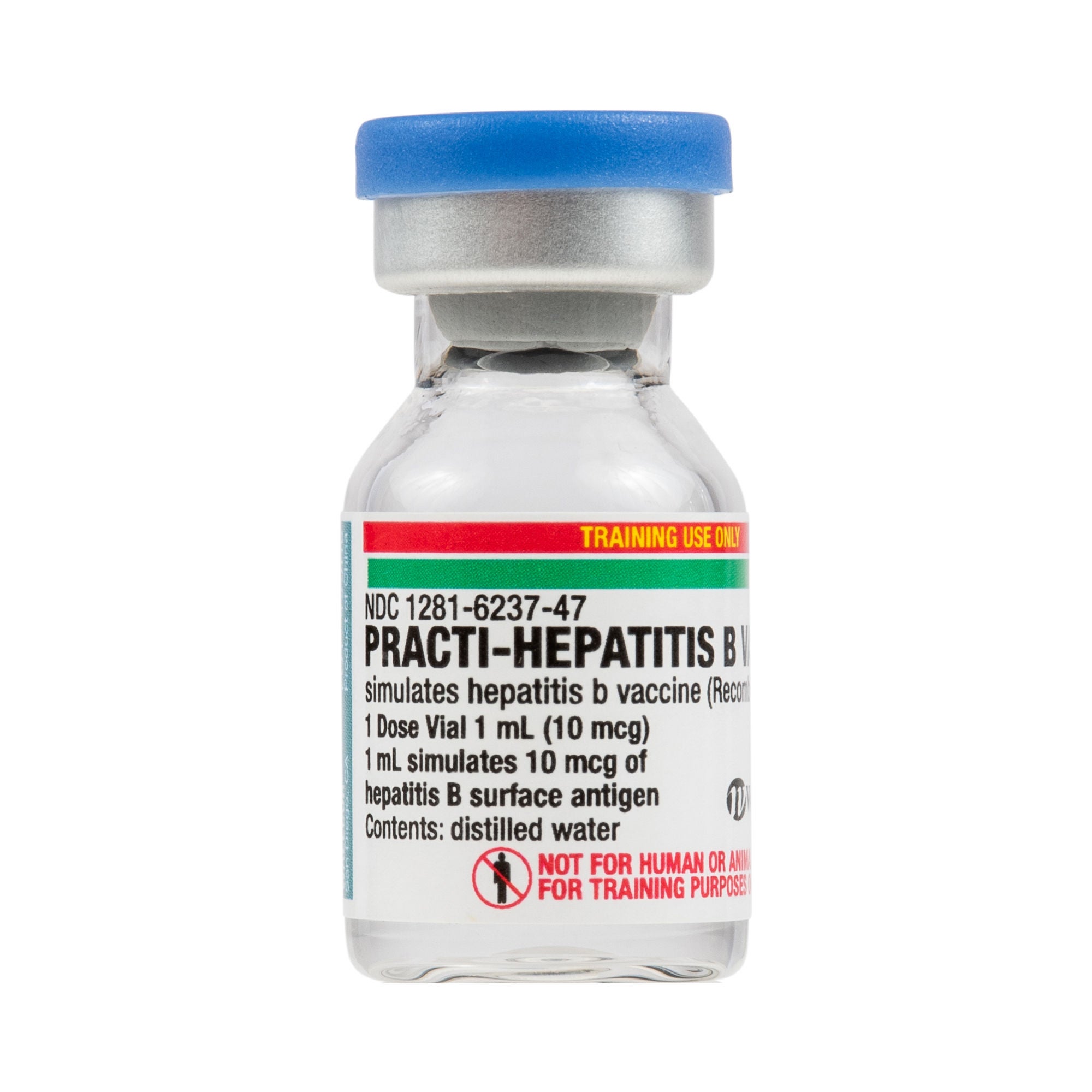 Wallcur - 459HB Clinical Training Medication Practi-Hepatitis B Vaccine™ Liquid Vial 1 mL
