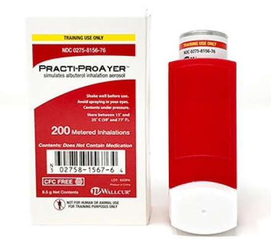 Wallcur - 669PA Clinical Training Medication Practi-ProAyer Inhaler™ Liquid Inhaler