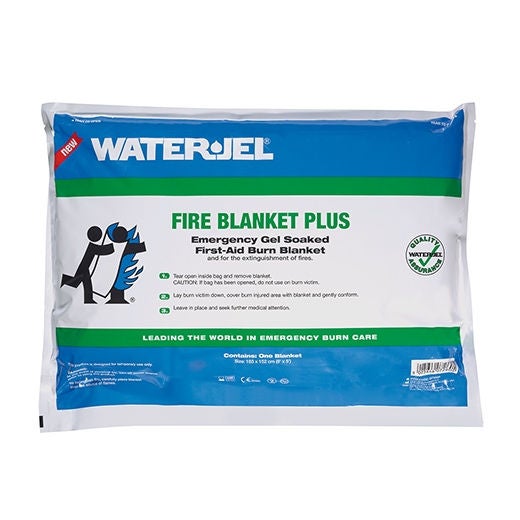 Safeguard US Operating LLC - G7260P-4.00.000 Gel Treated Burn Blanket Water-Jel® First Responder 60 X 72 Inch Gel / Wool Natural