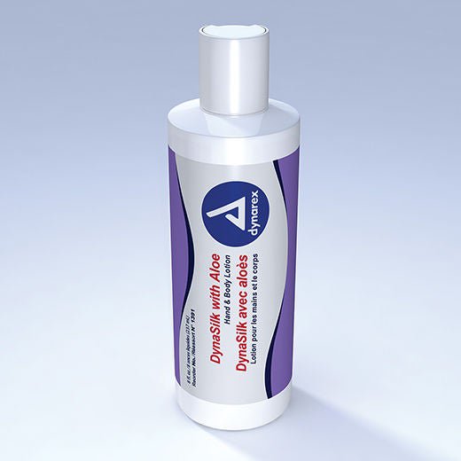 Dynarex - 1391 Hand and Body Moisturizer DynaSilk with Aloe 8 oz. Bottle Fresh Scent Lotion