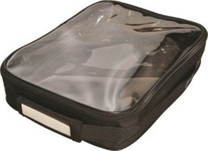 LifeSecure - 60360 Emergency Pouch MobileAid® Clear View Ballistic Nylon / Vinyl 8 X 2-1/2 X 11 Inch
