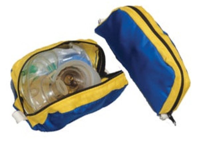 Thomas Transport Packs-EMS - TT102 EMS Pediatric Airway Pouch Blue / Yellow 8 X 4 X 2 Inch