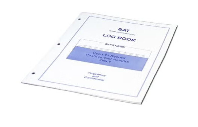 Intoximeters Inc - 24-0020-00 Recording Book BAT Log Book