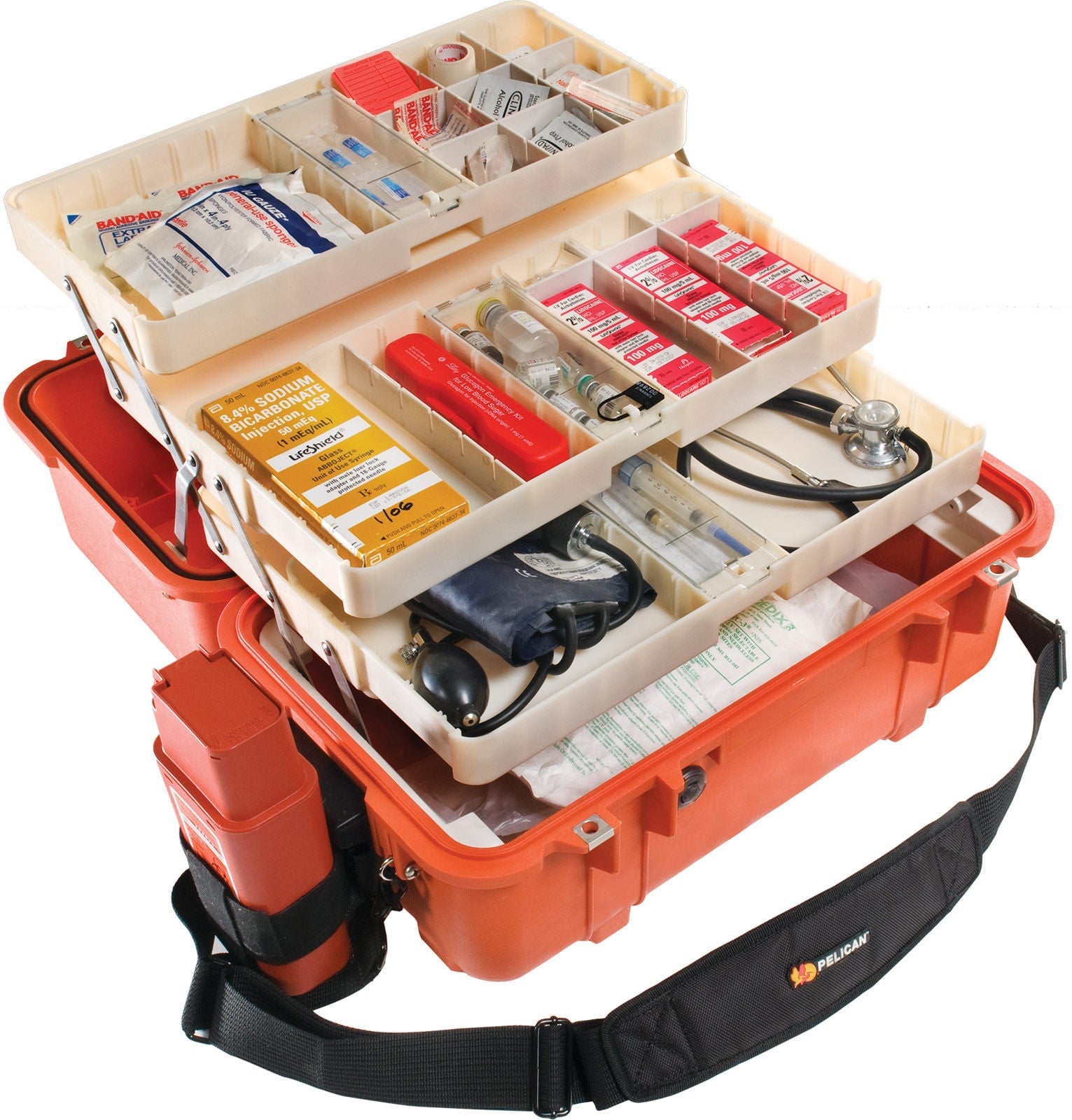 Thomas Transport Packs-EMS - 1460EMS-ORANGE Hard Case Pelican 1460 Orange