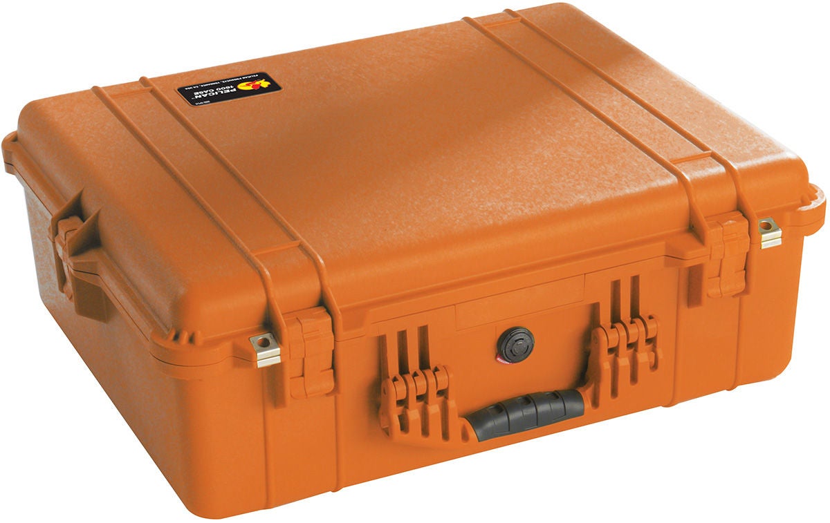 Thomas Transport Packs-EMS - 1600EMS-ORANGE Hard Case Pelican 1600 Protector Orange