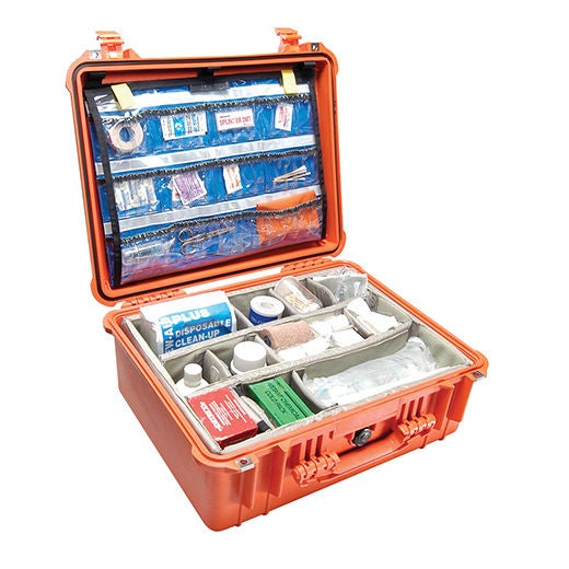 Thomas Transport Packs-EMS - 1550EMS ORANGE Hard Case Pelican 1550 Orange Copolymer / Polypropylene / Foam 20.62 X 16.87 X 8.12 Inch