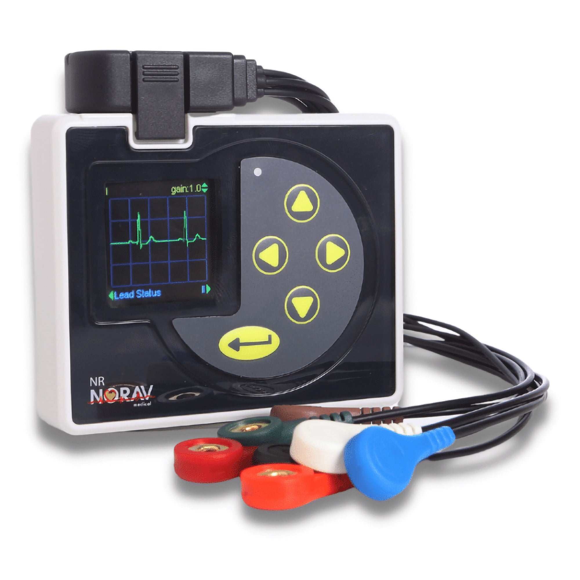 Norav Medical Inc - NR-1207-E Electrocardiograph Norav Battery Operated High Resolution Display Resting / Stress
