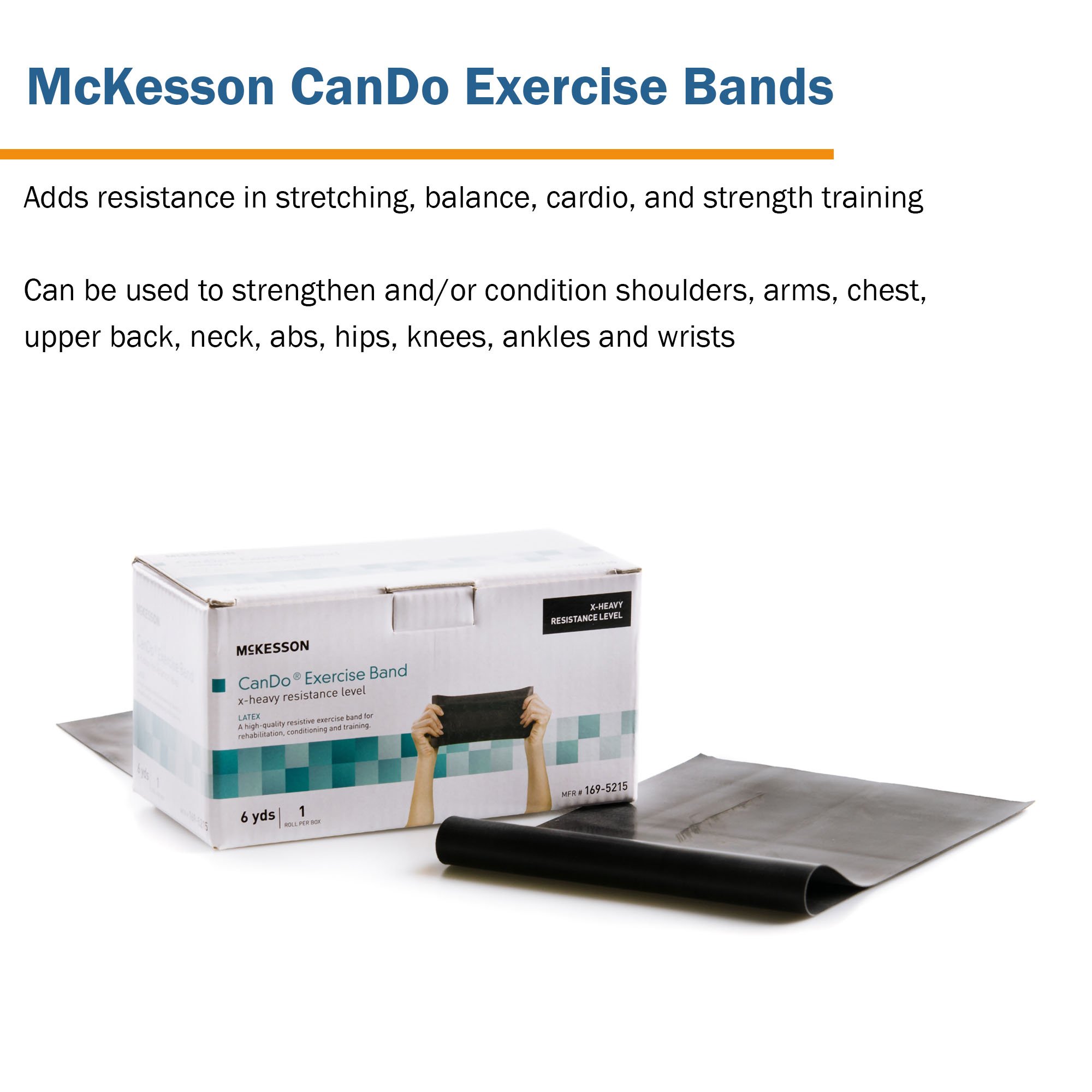 McKesson Brand - 169-5215 McKesson Exercise Resistance Band