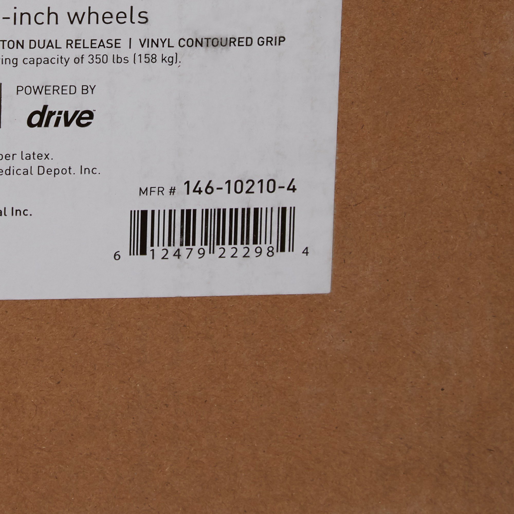 McKesson Brand 146-10210-4 - McKesson Folding Walker, Adjustable Height - 1/Each, 4/Case