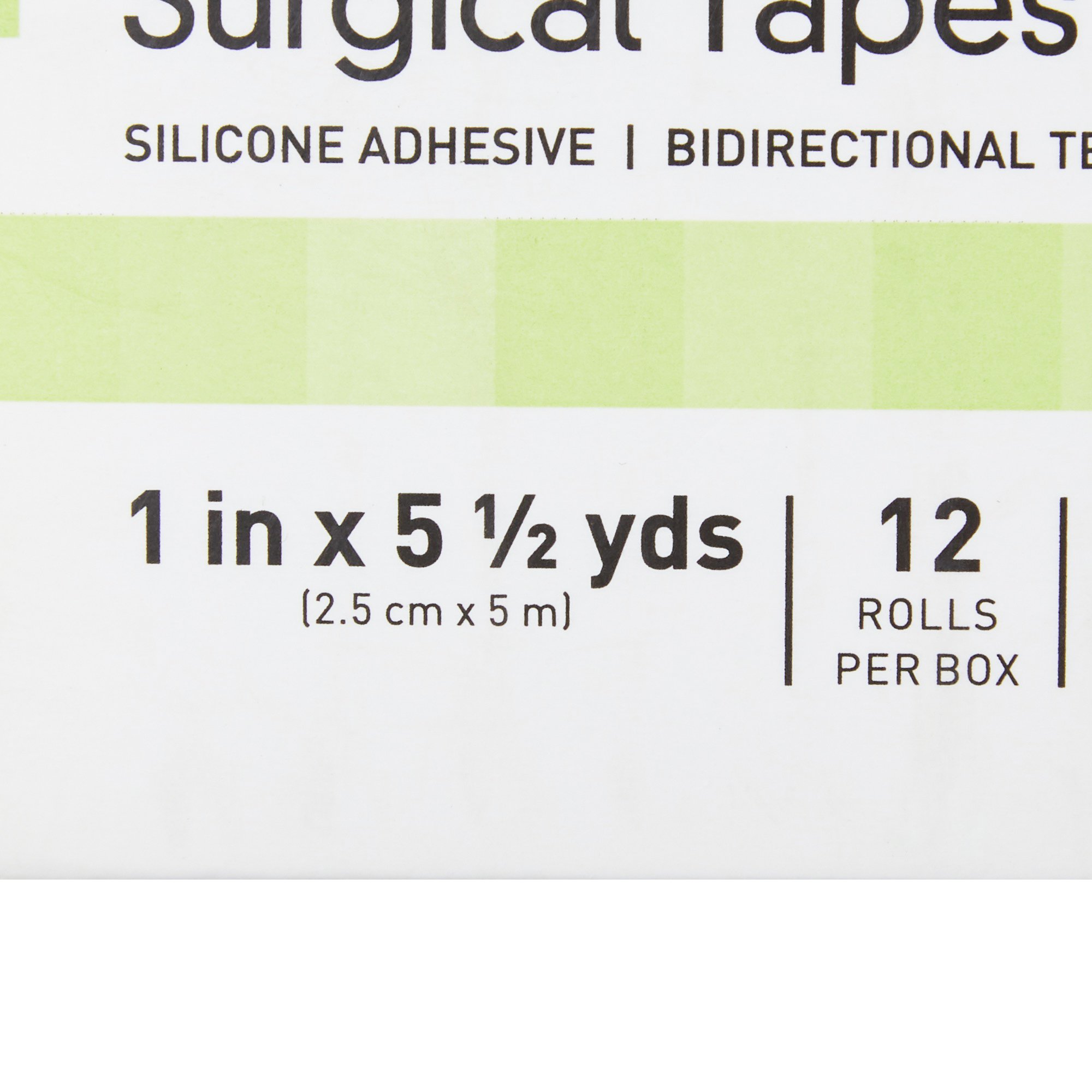 McKesson Brand 16-48410 - McKesson Silicone Medical Tape, 1 Inch x 5-1/2 Yard, Transparent - 12/Box, 120/Case