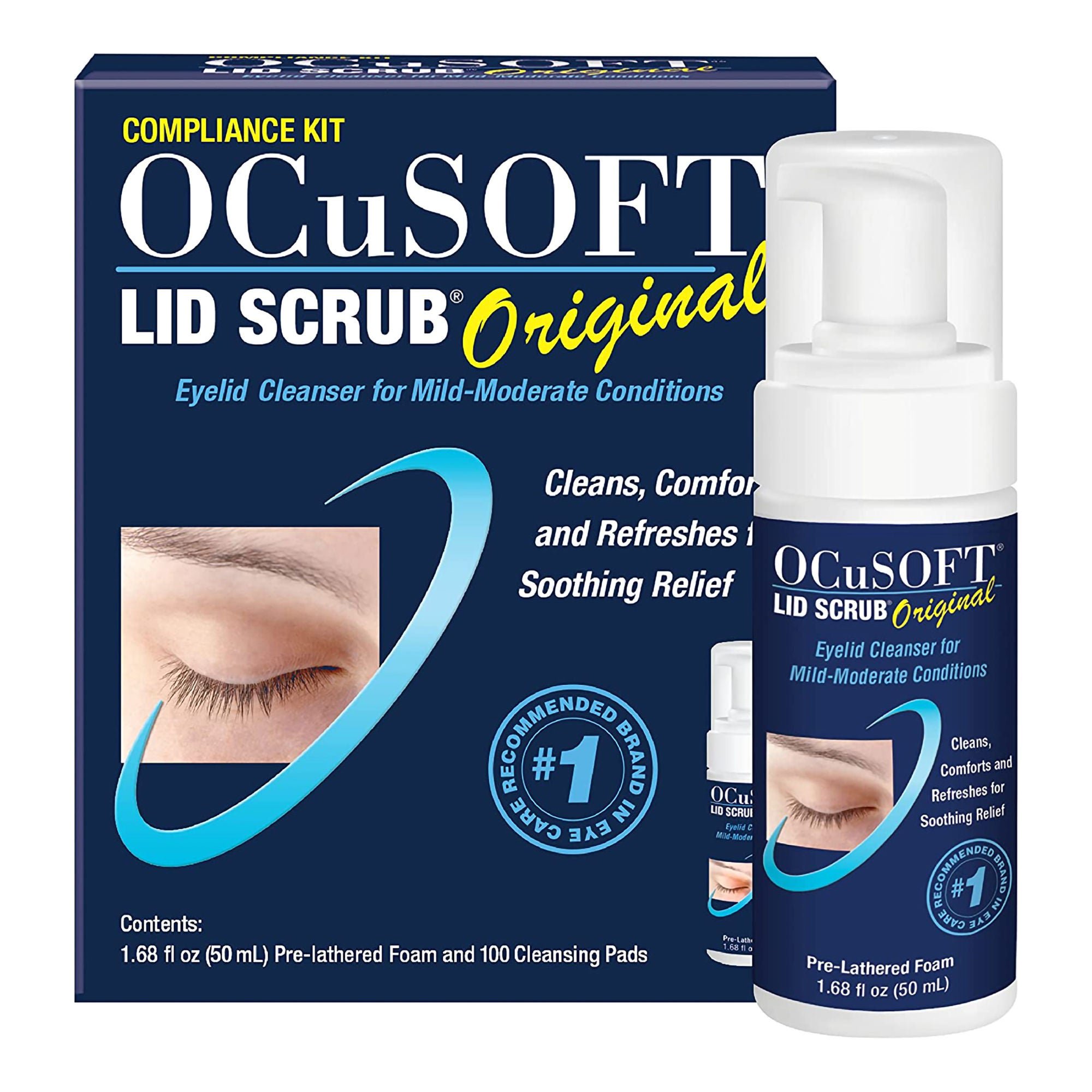 Ocusoft - 54799030500 OCuSOFT® Lid Scrub® Eyelid Cleanser Kit
