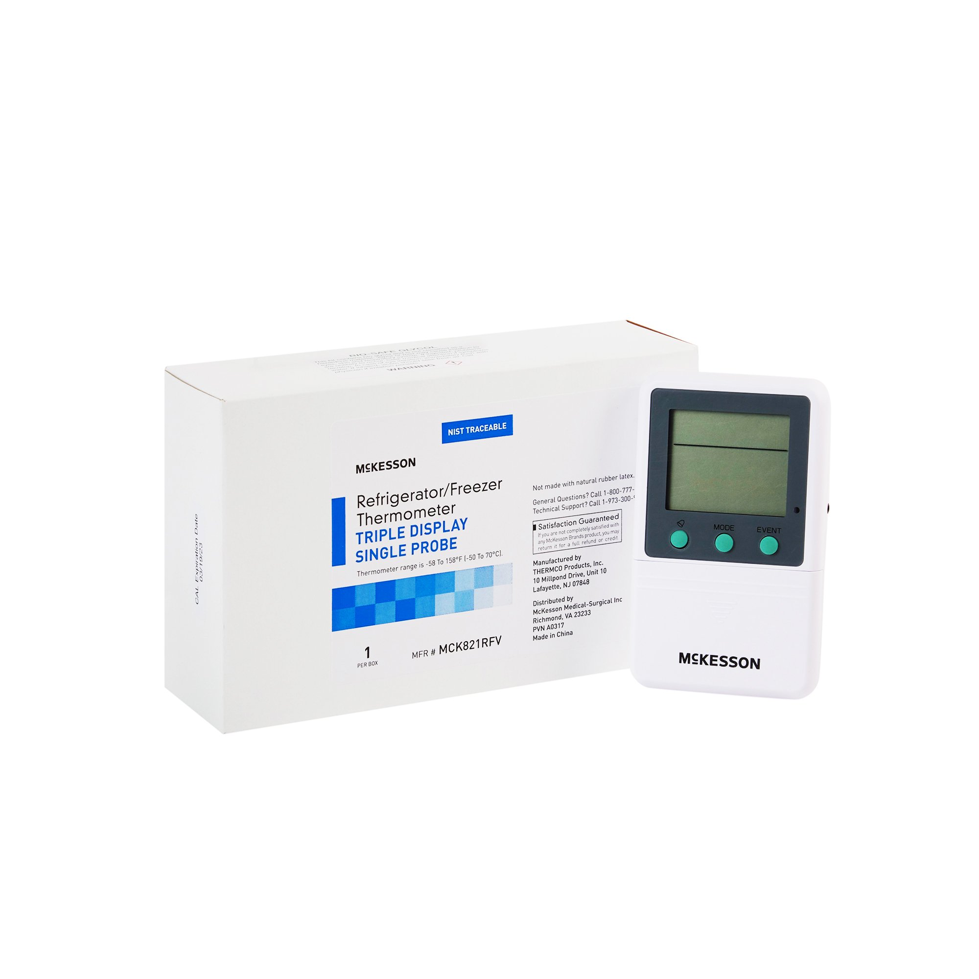 McKesson Brand - MCK821RFV McKesson Refrigerator/Freezer Thermometer