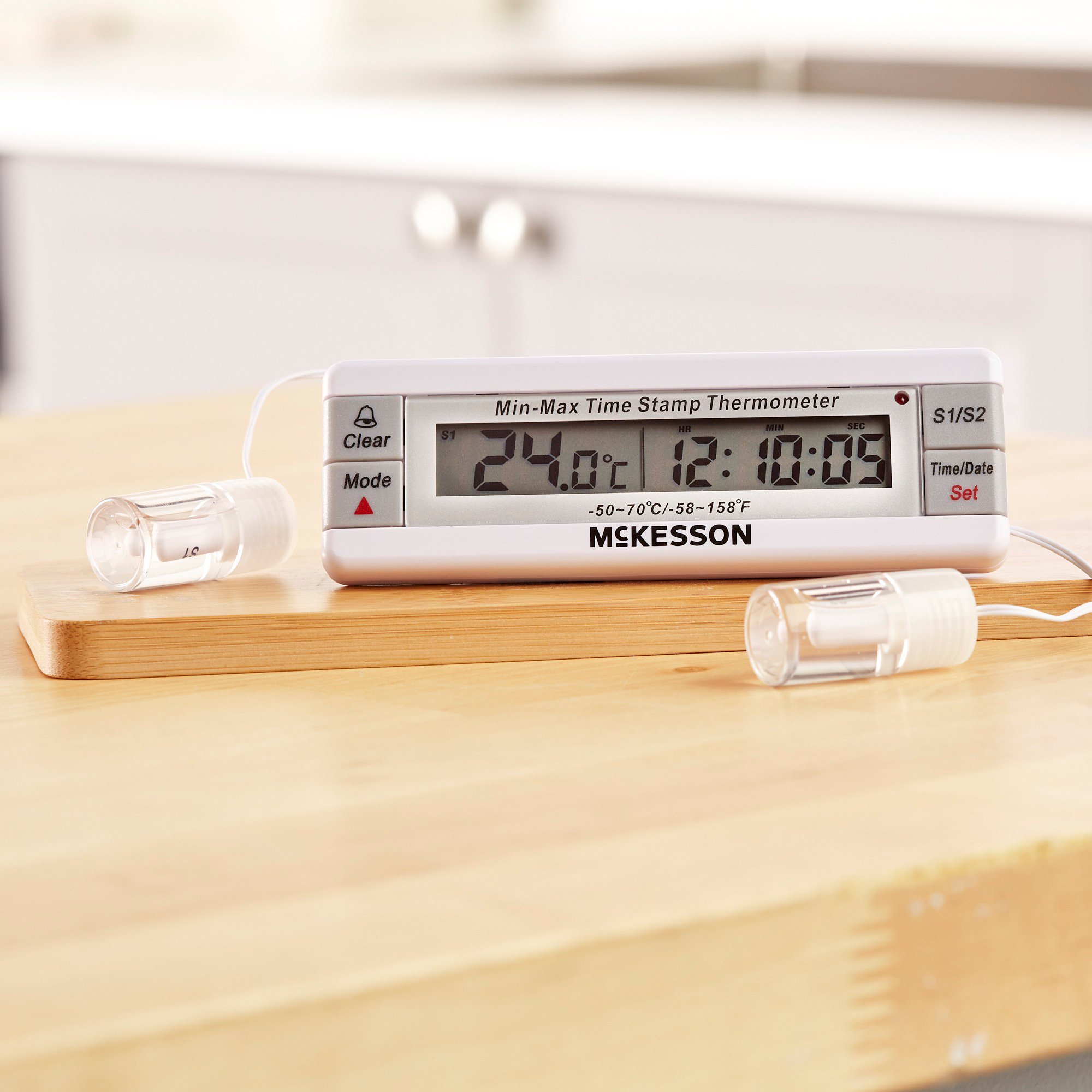McKesson Brand MCK8100MATB - McKesson Refrigerator / Freezer Thermometer, -58° to +158° F (-50° to +70°C) - 1/Each