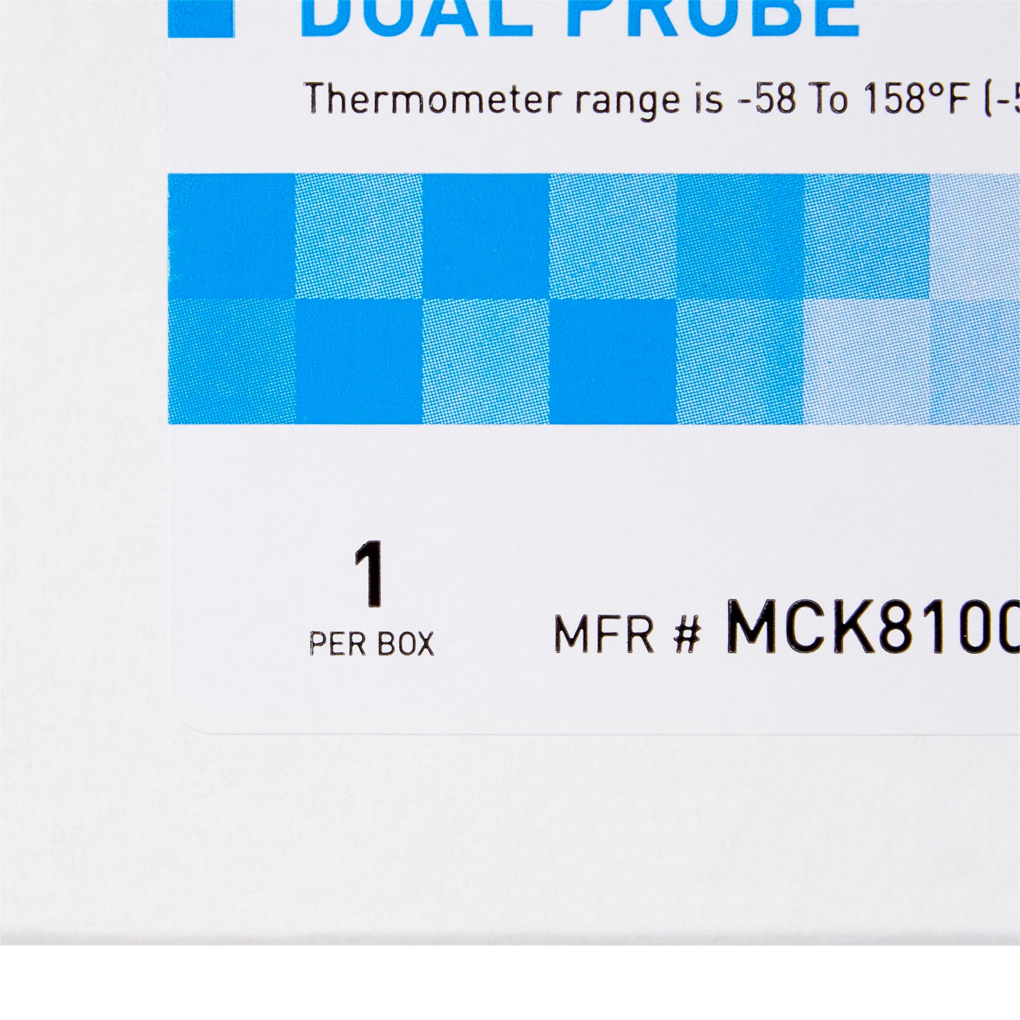 McKesson Brand MCK8100MATB - McKesson Refrigerator / Freezer Thermometer, -58° to +158° F (-50° to +70°C) - 1/Each
