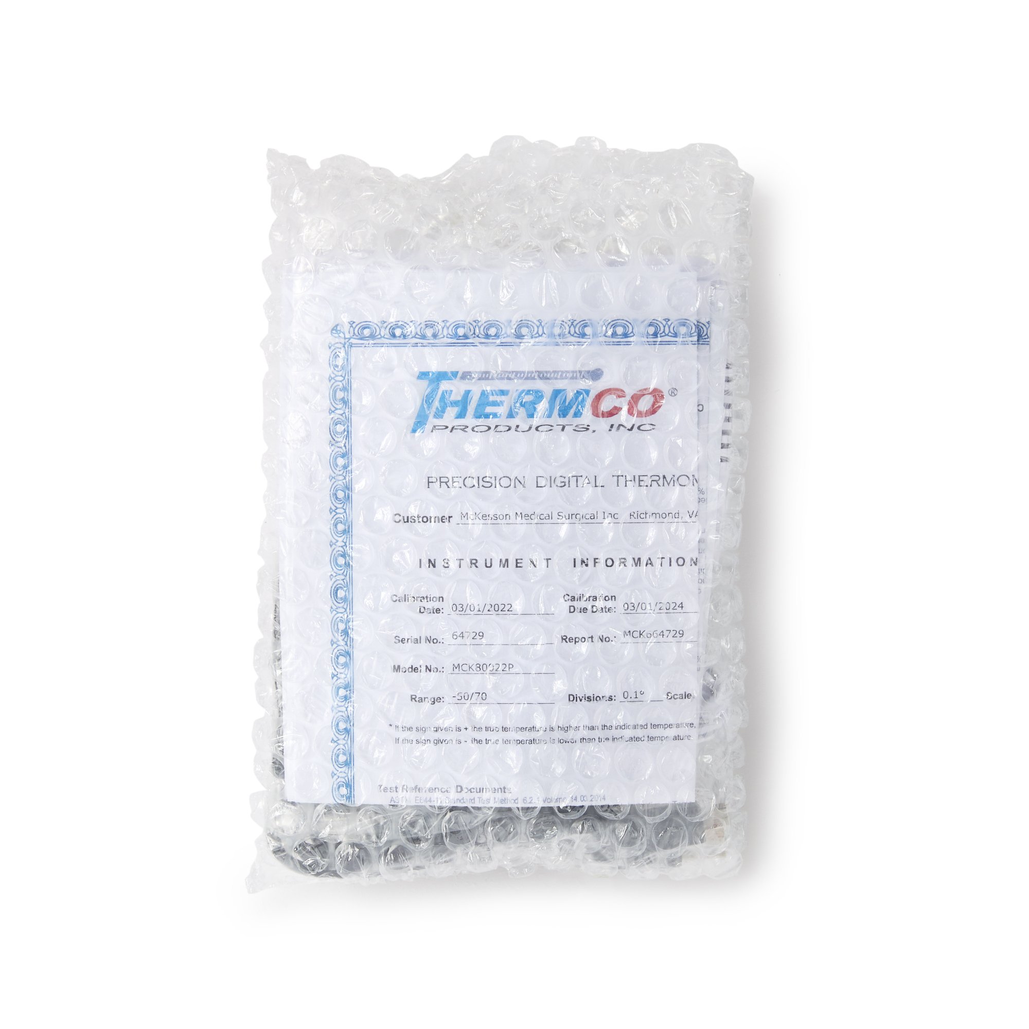 McKesson Brand MCK80022P - McKesson Datalogging Refrigerator / Freezer Thermometer, Digital Display - 1/Each