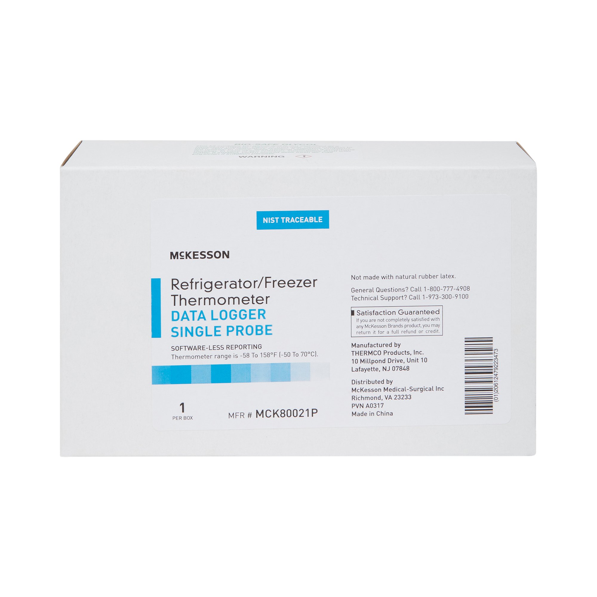 McKesson Brand MCK80021P - McKesson Datalogging Refrigerator/Freezer Thermometer, -58° to +158° F - 1/Each