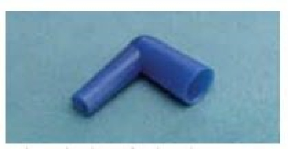 Cardinal - 65652-109 Right Angle Adapter Medi-Vac® For Flex Advantage® Patient Port and CRD™ and Guardian™ Ortho Ports