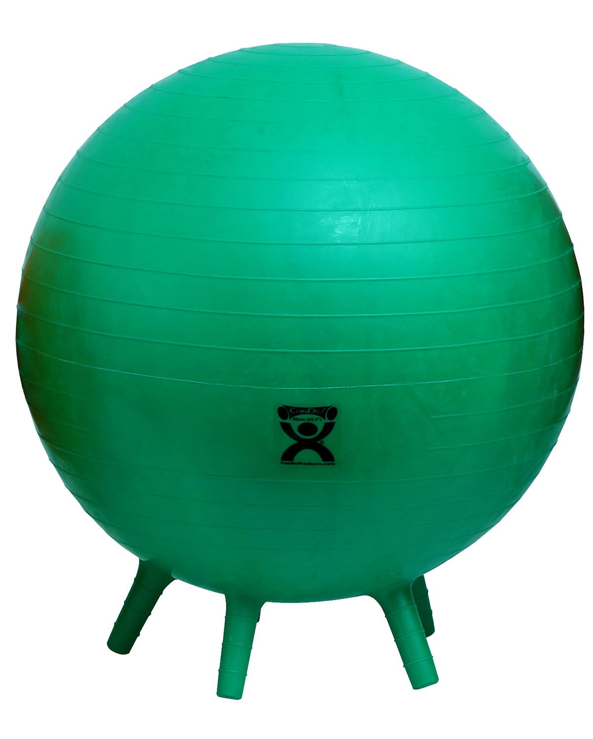 Fabrication Enterprises - 30-1893 Inflatable Exercise Ball with Stability Feet CanDo® Green