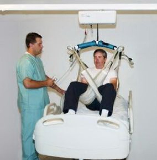 Ez Way Inc - 500142 Full Body Patient Sling Deluxe 3X-Large 1,000 lbs. Weight Capacity