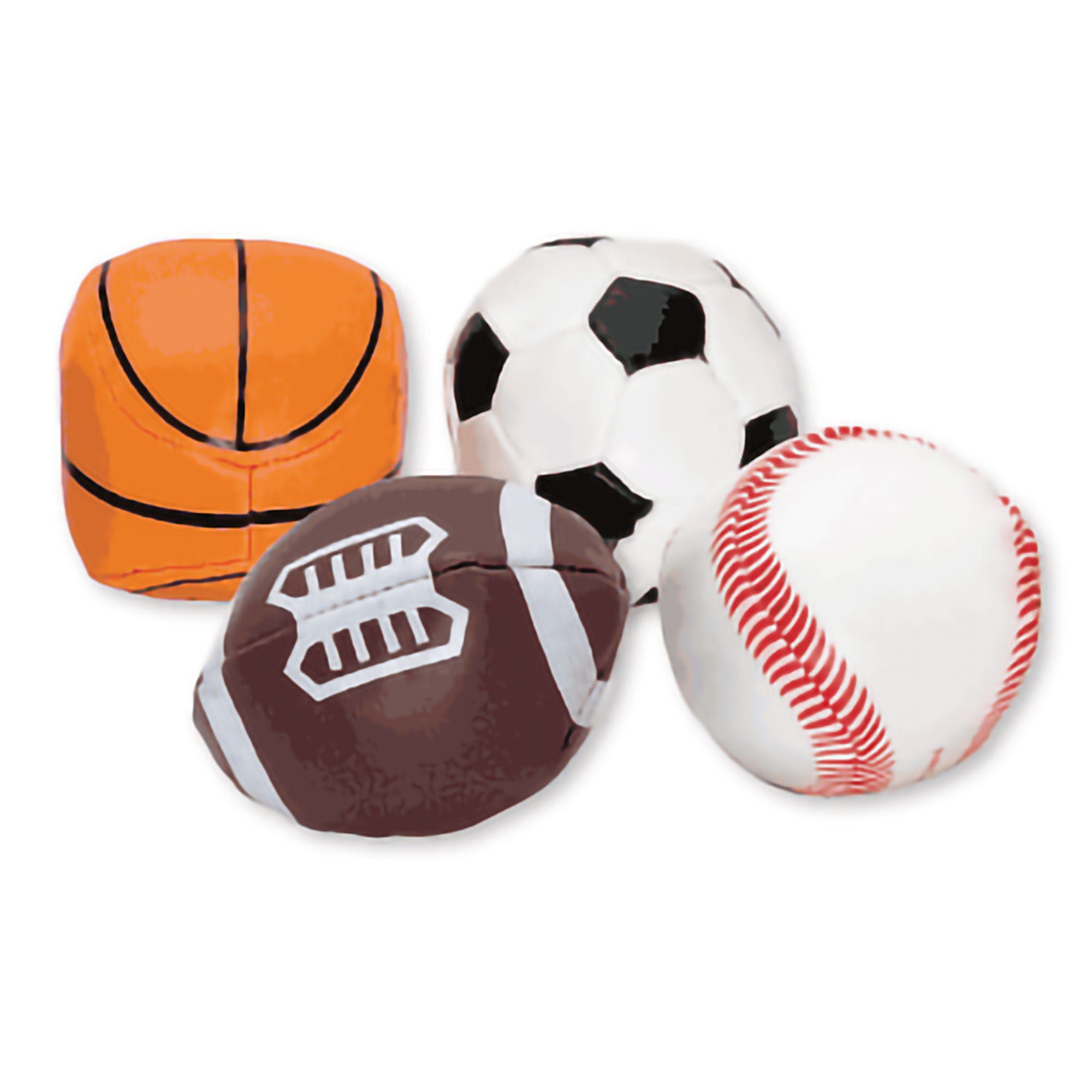 Medibadge - 5594 Toys Kids Love Stickers® 24 per Pack Soft Sport Balls 2 Inch Diameter