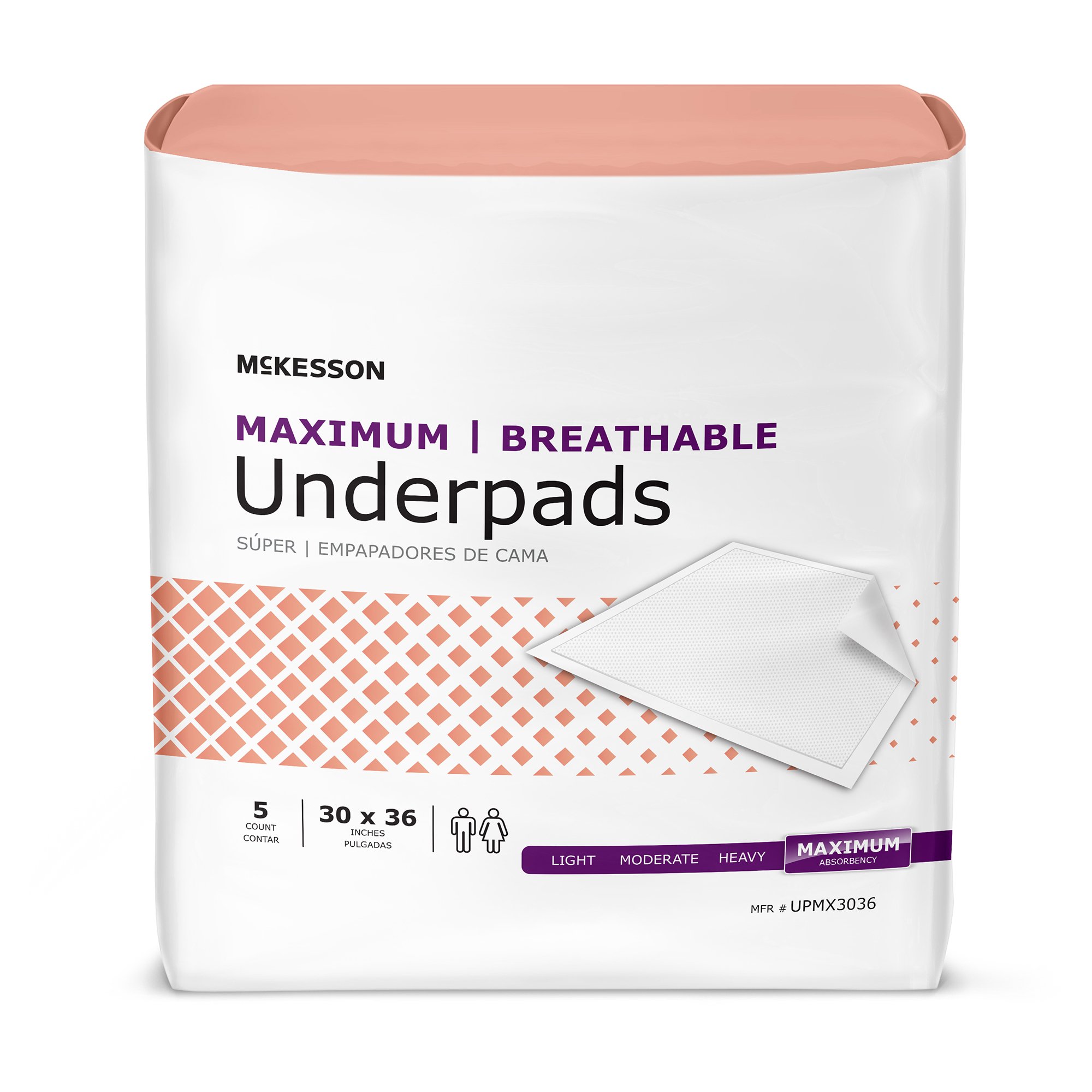 McKesson Brand - UPMX3036 McKesson Ultimate Breathable Underpads