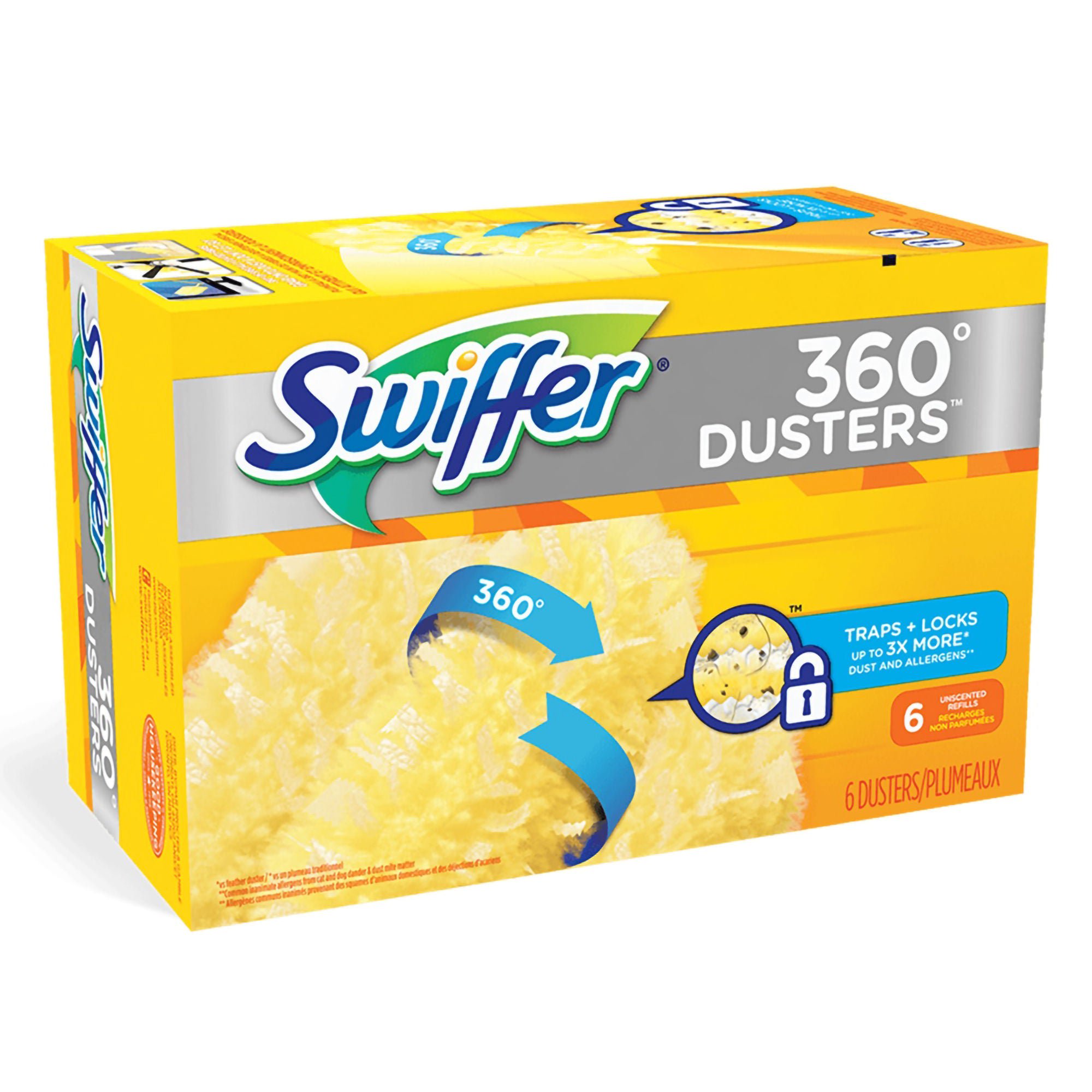 RJ Schinner Co - 21620 Duster Refill Swiffer® 360° Dusters™ Coated Fibers