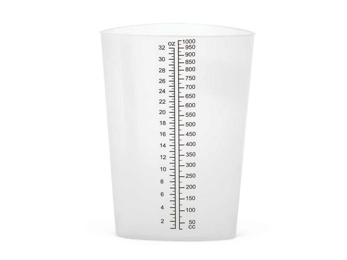 Medline - DYND80419 Graduated Container Triangular Polypropylene 1